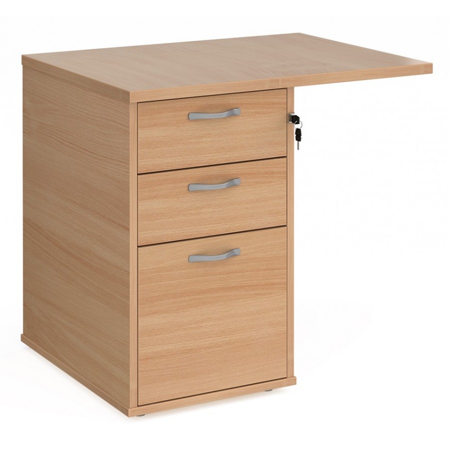 Infitite Desk Extension with 600mm Deep Pedestal